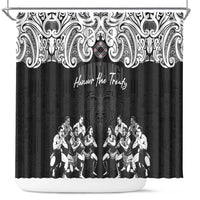 Aotearoa Waitangi Day - Toitu Te Tiriti Shower Curtain New Zealand Honour the Treaty