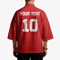 Custom Tonga Rugby Kimono Ngatu Motifs and Pacific Patterns