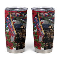 Hawaii and United States Memorial Day Tumbler Cup -Honor and Remember The Fallen