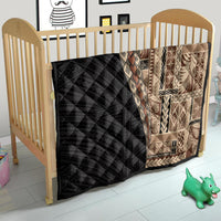 Samoa Siapo Motif Half Style Quilt Brown Version