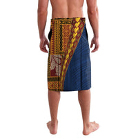 Samoa Siapo Motif Half Style Lavalava Colorful Version