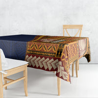 Samoa Siapo Motif Half Style Tablecloth Colorful Version