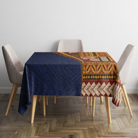 Samoa Siapo Motif Half Style Tablecloth Colorful Version