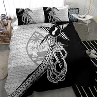 Guam Fish Hook and Palm Tree Bedding Set Polynesian Pattern Half Style