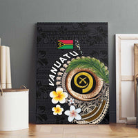 Vanuatu Independence Day Canvas Wall Art Melanesian Tribal Pig Tusk with Tropical Plants