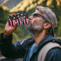 Hawaiian Flag Day 4 in 1 Can Cooler Tumbler Tropical Flowers and Leaves