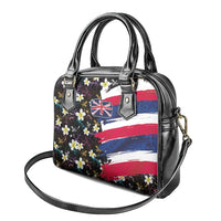 Hawaiian Flag Day Shoulder Handbag Tropical Flowers and Leaves LT03 - Polynesian Pride