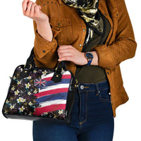 Hawaiian Flag Day Shoulder Handbag Tropical Flowers and Leaves LT03 - Polynesian Pride