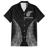 New Zealand Netball Family Matching Off Shoulder Maxi Dress and Hawaiian Shirt Koru and Maori Tattoo Jersey