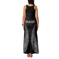 New Zealand Netball Family Matching Tank Maxi Dress and Hawaiian Shirt Koru and Maori Tattoo Jersey