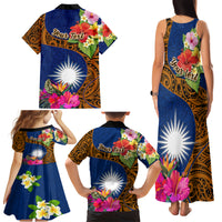 personalised-marshall-islands-manit-day-family-matching-tank-maxi-dress-and-hawaiian-shirt-marshall-seal-mix-hibiscus-flower-maori-pattern-style
