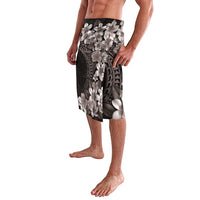 Hawaiian Plumeria-Polynesian Art Tattoo Grayscale Color Lavalava LT03 - Polynesian Pride