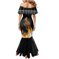 Papua New Guinea Independence Day Mermaid Dress PNG Flag and Bird-of-Paradise LT03 - Polynesian Pride