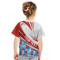 Personalized Tahiti Surfing 2026 Kid T Shirt Marquesan Tattoo-Sporty Style LT03 - Polynesian Pride