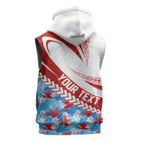 Personalized Tahiti Surfing 2026 Sleeveless Hoodie Marquesan Tattoo-Sporty Style LT03 - Polynesian Pride