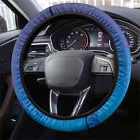 Palau Steering Wheel Cover Jellyfish with Coral Reefs Ocean Vibe and Tapa Pattern LT03 - Polynesian Pride