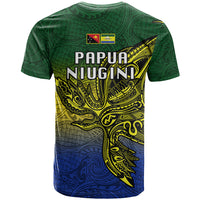 Papua New Guinea Morobe Province T Shirt PNG Birds Of Paradise Polynesian Arty Style LT03 - Polynesian Pride