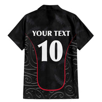 Custom New Zealand Rugby Family Matching Mermaid Dress and Hawaiian Shirt Maori All Black Championship 2024 and Silver Fern