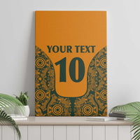 Custom Australia Rugby Championship 2024 Canvas Wall Art Aboriginal Art Tattoo Pattern