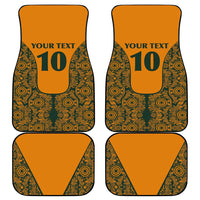 Custom Australia Rugby Championship 2024 Car Mats Aboriginal Art Tattoo Pattern