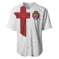 Custom Tonga Ngatu Art Rugby Mate Ma'a Baseball Jersey - Polynesian Pride
