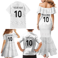 Custom Tonga Ngatu Art Rugby Mate Ma'a Family Matching Mermaid Dress and Hawaiian Shirt - Polynesian Pride