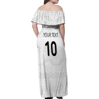 Custom Tonga Ngatu Art Rugby Mate Ma'a Family Matching Off Shoulder Maxi Dress and Hawaiian Shirt - Polynesian Pride