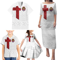 Custom Tonga Ngatu Art Rugby Mate Ma'a Family Matching Puletasi and Hawaiian Shirt - Polynesian Pride