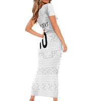 Custom Tonga Ngatu Art Rugby Mate Ma'a Family Matching Short Sleeve Bodycon Dress and Hawaiian Shirt - Polynesian Pride