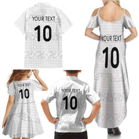 Custom Tonga Ngatu Art Rugby Mate Ma'a Family Matching Summer Maxi Dress and Hawaiian Shirt LT03 - Polynesian Pride