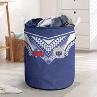 Samoa Rugby Laundry Basket Pacific Motifs - Polynesian Pride