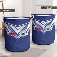 Samoa Rugby Laundry Basket Pacific Motifs - Polynesian Pride