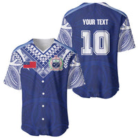 Custom Samoa Rugby Baseball Jersey Pacific Motifs LT03 - Polynesian Pride