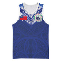 Custom Samoa Rugby Basketball Jersey Pacific Motifs - Polynesian Pride