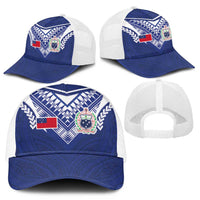 Samoa Rugby Mesh Trucker Cap Pacific Motifs LT03 - Polynesian Pride