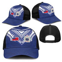 Samoa Rugby Mesh Trucker Cap Pacific Motifs LT03 - Polynesian Pride