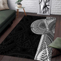 Samoan Tatau Area Rug Art Tribal Traditional Tattoos - Polynesian Pride