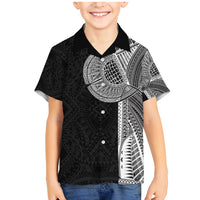 Samoan Tatau Family Matching Mermaid Dress and Hawaiian Shirt Art Tribal Traditional Tattoos - Polynesian Pride