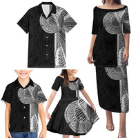 Samoan Tatau Family Matching Puletasi and Hawaiian Shirt Art Tribal Traditional Tattoos - Polynesian Pride