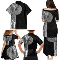 Samoan Tatau Family Matching Puletasi and Hawaiian Shirt Art Tribal Traditional Tattoos - Polynesian Pride