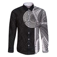 Samoan Tatau Family Matching Short Sleeve Bodycon Dress and Hawaiian Shirt Art Tribal Traditional Tattoos - Polynesian Pride