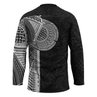Samoan Tatau Hockey Jersey Art Tribal Traditional Tattoos LT03 - Polynesian Pride