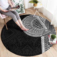 Samoan Tatau Round Carpet Art Tribal Traditional Tattoos - Polynesian Pride