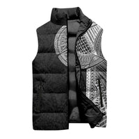 Samoan Tatau Sleeveless Puffer Jacket Art Tribal Traditional Tattoos LT03 - Polynesian Pride