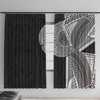 Samoan Tatau Window Curtain Art Tribal Traditional Tattoos - Polynesian Pride