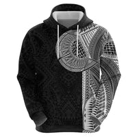 Samoan Tatau Zip Hoodie Art Tribal Traditional Tattoos - Polynesian Pride