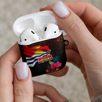 Kiribati Flag and Fireworks AirPods Case First Place Welcome the New Year - Polynesian Pride