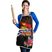 Kiribati Flag and Fireworks Apron First Place Welcome the New Year - Polynesian Pride