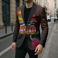 Kiribati Flag and Fireworks Blazer First Place Welcome the New Year - Polynesian Pride