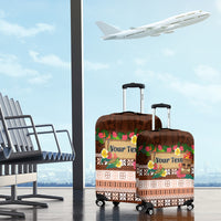 Pasifika Festival Auckland Luggage Cover Polynesian Tribal with Pacific Pattern Brown Color LT03 - Polynesian Pride